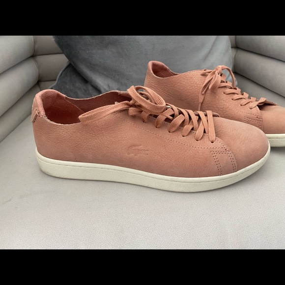 Lacoste sneakers in pink suede, size 9.5 - Picture 1 of 5